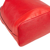 Louis Vuitton Rouge Epi Leather Sac Noe Grande Shoulder Bag