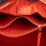 Louis Vuitton Red Leather Empreinte Monogram Lumineuse Handbag