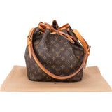 Louis Vuitton Canvas Monogram Sac Noe Petit Shoulder Bag