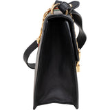 Gucci Black Leather Sylvie Shoulder Bag