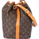 Louis Vuitton Canvas Monogram Sac Noe Petit Shoulder Bag