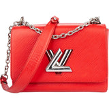 Louis Vuitton Red Epi Leather Twist Crossbody Bag