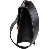 Gucci Black Leather Sylvie Shoulder Bag