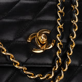 Chanel Quilted Lambskin 24K Gold Single Flap Shoulder Bag