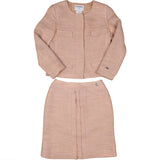 Chanel Rose Wool Office Jacket Set (DE36 / FR38)