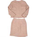 Chanel Rose Wool Office Jacket Set (DE36 / FR38)