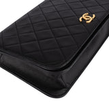 Chanel Quilted Lambskin 24K Gold Single Flap Shoulder Bag