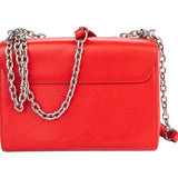 Louis Vuitton Red Epi Leather Twist Crossbody Bag