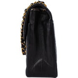 Chanel Quilted Lambskin 24K Gold Single Flap Shoulder Bag