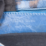 Balenciaga Limited Blue Fur City Handbag