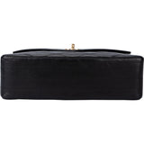 Chanel Quilted Lambskin 24K Gold Single Flap Shoulder Bag