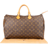 Louis Vuitton Canvas Monogram Speedy 40 Handbag