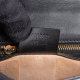 Gucci Black Leather Sylvie Shoulder Bag