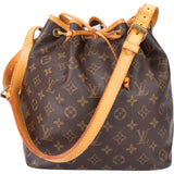 Louis Vuitton Canvas Monogram Sac Noe Petit Shoulder Bag