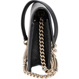 Gucci Black Leather Wallet On Chain Crossbody Bag