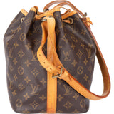 Louis Vuitton Canvas Monogram Sac Noe Petit Shoulder Bag