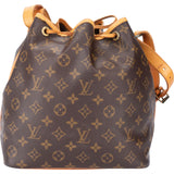 Louis Vuitton Canvas Monogram Sac Noe Petit Shoulder Bag