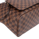 Louis Vuitton Damier Ebene Monogram Neverfull MM Shopper Handbag