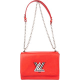 Louis Vuitton Red Epi Leather Twist Crossbody Bag