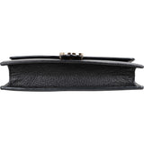 Gucci Black Leather Wallet On Chain Crossbody Bag