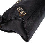 Balenciaga Black Leather City Handbag