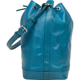 Louis Vuitton Bleu Cyan NM Epi Leather Sac Noe Grande Shoulder Bag