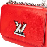 Louis Vuitton Red Epi Leather Twist Crossbody Bag