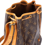 Louis Vuitton Canvas Monogram Sac Noe Petit Shoulder Bag