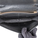 Gucci Black Leather Wallet On Chain Crossbody Bag