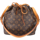 Louis Vuitton Canvas Monogram Sac Noe Petit Shoulder Bag