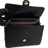 Chanel Quilted Lambskin Single Flap Shoulder Bag