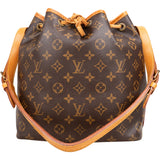 Louis Vuitton Canvas Monogram Sac Noe Petit Shoulder Bag