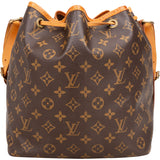 Louis Vuitton Canvas Monogram Sac Noe Petit Shoulder Bag