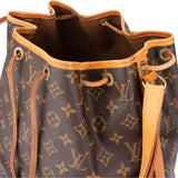 Louis Vuitton Canvas Monogram Sac Noe Petit Shoulder Bag