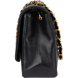 Chanel Quilted Lambskin 24K Gold Diana Single Flap Crossbody Bag