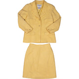 Chanel Yellow Tweed Jacket Set (DE34 / FR36)
