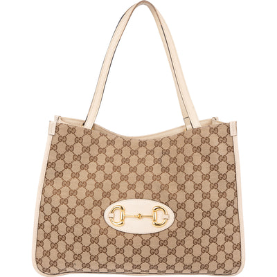 Gucci GG Monogram Horsebit Handbag