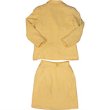 Chanel Yellow Tweed Jacket Set (DE34 / FR36)