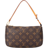 Louis Vuitton Canvas Monogram Pochette Accessoire Handbag