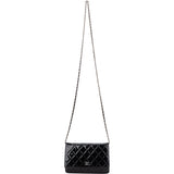 Chanel Quilted Patent Leather Wallet On Chain Crossbody Bag