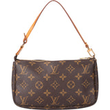 Louis Vuitton Canvas Monogram Pochette Accessoire Handbag
