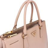 Prada Pink Saffiano Leather Galleria Handbag