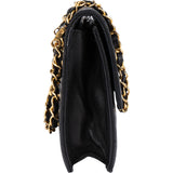 Chanel Quilted Lambskin 24K Gold Single Flap Crossbody Bag