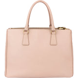 Prada Pink Saffiano Leather Galleria Handbag