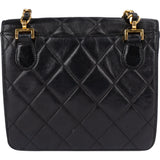 Chanel Quilted Lambskin 24K Gold Single Flap Crossbody Bag