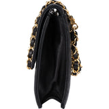 Chanel Quilted Lambskin 24K Gold Single Flap Crossbody Bag