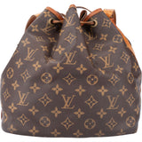 Louis Vuitton Canvas Monogram Sac Noe Petit Shoulder Bag