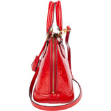 Louis Vuitton Red Vernis Monogram Alma BB Handbag
