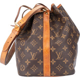 Louis Vuitton Canvas Monogram Sac Noe Petit Shoulder Bag