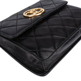Chanel Quilted Lambskin 24K Gold Single Flap Crossbody Bag